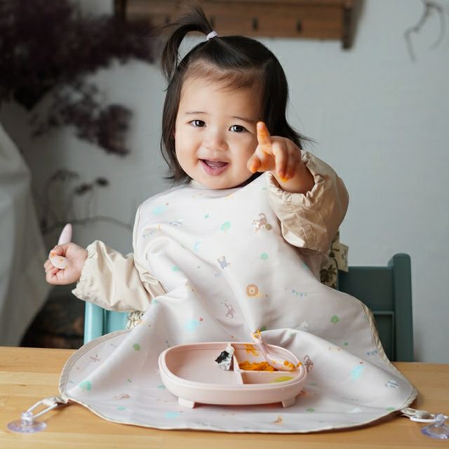 お食事エプロン アニマル柄【TSUNAGUコラボ】 商品画像1